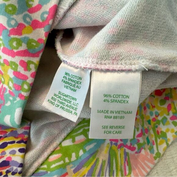 LILLY PULITZER Leona Jacket Size XS Colorful Preppy Spring Vacation Cotton - Picture 10 of 10